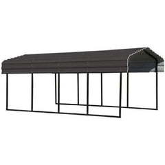 Shelterlogic Carport 10 ft. x 20 ft. x 7 ft. Charcoal Arrow Carport by Shelterlogic 026862111753 CPHC102007 10 ft. x 20 ft. x 7 ft. Charcoal Arrow Carport Shelterlogic CPHC102007