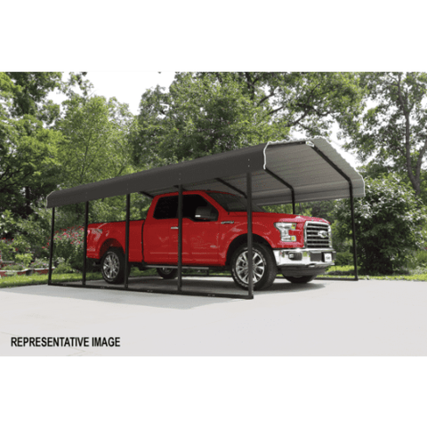 Shelterlogic Carport 10 ft. x 20 ft. x 7 ft. Charcoal Arrow Carport by Shelterlogic 026862111753 CPHC102007 10 ft. x 20 ft. x 7 ft. Charcoal Arrow Carport Shelterlogic CPHC102007