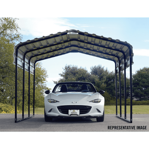 Shelterlogic Carport 10 ft. x 20 ft. x 7 ft. Eggshell Arrow Carport by Shelterlogic 026862111159 CPH102007 10 ft. x 20 ft. x 7 ft. Eggshell Arrow Carport SKU: CPH102007