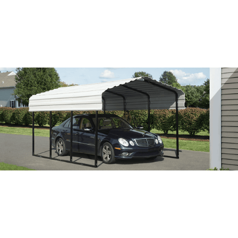 Shelterlogic Carport 10 ft. x 20 ft. x 7 ft. Eggshell Arrow Carport by Shelterlogic 026862111159 CPH102007 10 ft. x 20 ft. x 7 ft. Eggshell Arrow Carport SKU: CPH102007