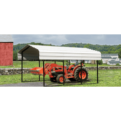 10 ft. x 20 ft. x 7 ft. Eggshell Arrow Carport by Shelterlogic