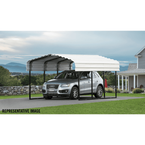 Shelterlogic Carport 10 ft. x 20 ft. x 7 ft. Eggshell Arrow Carport by Shelterlogic 026862111159 CPH102007 10 ft. x 20 ft. x 7 ft. Eggshell Arrow Carport SKU: CPH102007