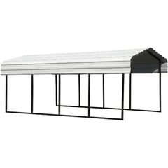 Shelterlogic Carport 10 ft. x 20 ft. x 7 ft. Eggshell Arrow Carport by Shelterlogic 026862111159 CPH102007 10 ft. x 20 ft. x 7 ft. Eggshell Arrow Carport SKU: CPH102007