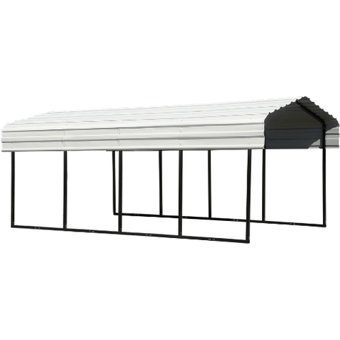 Shelterlogic Carport 10 ft. x 20 ft. x 7 ft. Eggshell Arrow Carport by Shelterlogic 026862111159 CPH102007 10 ft. x 20 ft. x 7 ft. Eggshell Arrow Carport SKU: CPH102007