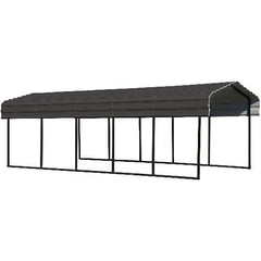 Shelterlogic Carport 10 ft. x 24 ft. x 7 ft. Charcoal Arrow Carport by Shelterlogic 026862111760 CPHC102407 10 ft. x 24 ft. x 7 ft. Charcoal Arrow Carport Shelterlogic CPHC102407