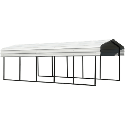 Shelterlogic Carport 10 ft. x 24 ft. x 7 ft. Eggshell Arrow Carport by Shelterlogic 026862111166 CPH102407 10 ft. x 24 ft. x 7 ft. Eggshell Arrow Carport SKU: CPH102407