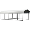 Image of Shelterlogic Carport 10 ft. x 24 ft. x 7 ft. Eggshell Arrow Carport by Shelterlogic 026862111166 CPH102407 10 ft. x 24 ft. x 7 ft. Eggshell Arrow Carport SKU: CPH102407