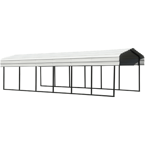 Shelterlogic Carport 10 ft. x 29 ft. x 7 ft. Eggshell Arrow Carport by Shelterlogic 026862111173 CPH102907 10 ft. x 29 ft. x 7 ft. Eggshell Arrow Carport SKU: CPH102907