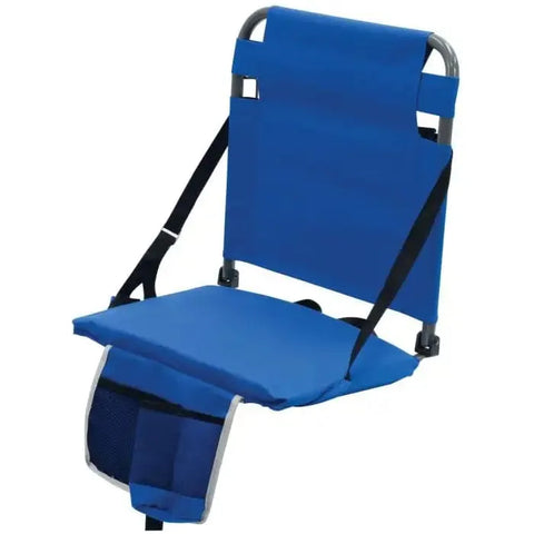 Shelterlogic Chairs Blue Bleacher Boss Bed Stadium Seat w/ Pouch by Shelterlogic ABBC101-413-1