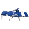 Image of Shelterlogic Chairs RIO Beach Blue Read-through Lounge Chair With Book Holder by Shelterlogic Pacific Blue RIO Beach Read Through Lounger by Shelterlogic SC572-46-1