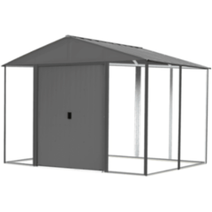 Shelterlogic Sheds and Storage 10 ft. x 12 ft. Anthracite Ironwood Shed Frame Kit by Shelterlogic 026862112286 IWA1012