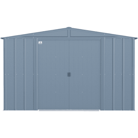 Shelterlogic Sheds and Storage 10 ft. x 12 ft., Blue Grey Arrow Classic Steel Storage Shed by Shelterlogic 026862114372 CLG1012BG 10 ft. x 12 ft., Blue Grey Arrow Classic Steel Storage Shed CLG1012BG