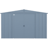 Image of Shelterlogic Sheds and Storage 10 ft. x 12 ft., Blue Grey Arrow Classic Steel Storage Shed by Shelterlogic 026862114372 CLG1012BG 10 ft. x 12 ft., Blue Grey Arrow Classic Steel Storage Shed CLG1012BG