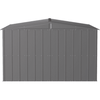 Image of Shelterlogic Sheds and Storage 10 ft. x 12 ft., Charcoal Arrow Classic Steel Storage Shed by Shelterlogic 026862114037 CLG1012CC 10 ft. x 12 ft., Charcoal Arrow Classic Steel Storage Shed CLG1012CC