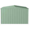 Image of Shelterlogic Sheds and Storage 10 ft. x 14 ft. Arrow Classic Steel Storage Shed Sage Green by Shelterlogic 026862114556 CLG1014SG 10 ft. x 14 ft. Arrow Classic Steel Storage Shed Sage Green CLG1014SG