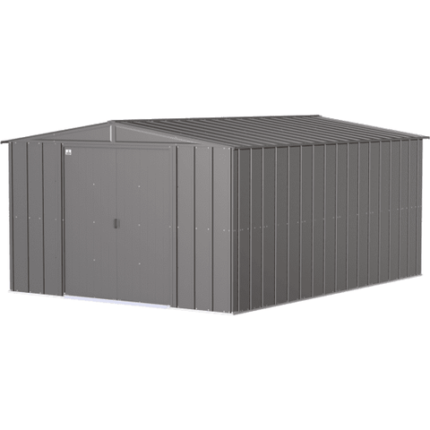 Shelterlogic Sheds and Storage 10 ft. x 14 ft. Charcoal Arrow Classic Steel Storage Shed by Shelterlogic 026862114044 CLG1014CC 10 ft. x 14 ft. Charcoal Arrow Classic Steel Storage Shed CLG1014CC