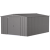 Image of Shelterlogic Sheds and Storage 10 ft. x 14 ft. Charcoal Arrow Classic Steel Storage Shed by Shelterlogic 026862114044 CLG1014CC 10 ft. x 14 ft. Charcoal Arrow Classic Steel Storage Shed CLG1014CC