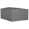 Image of Shelterlogic Sheds and Storage 10 ft. x 14 ft. Charcoal Arrow Classic Steel Storage Shed by Shelterlogic 026862114044 CLG1014CC 10 ft. x 14 ft. Charcoal Arrow Classic Steel Storage Shed CLG1014CC