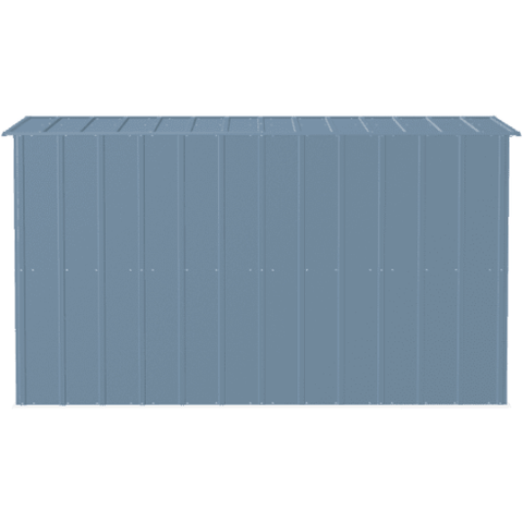 Shelterlogic Sheds and Storage 10 ft. x 4 ft., Blue Grey Arrow Classic Steel Storage Shed by Shelterlogic 026862114419 CLP104BG 10 ft. x 4 ft., Blue Grey Arrow Classic Steel Storage Shed SKU CLP104BG