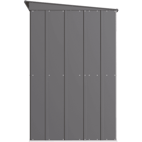 Shelterlogic Sheds and Storage 10 ft. x 4 ft., Charcoal Arrow Classic Steel Storage Shed by Shelterlogic 026862114075 CLP104CC 10 ft. x 4 ft., Charcoal Arrow Classic Steel Storage Shed SKU CLP104CC