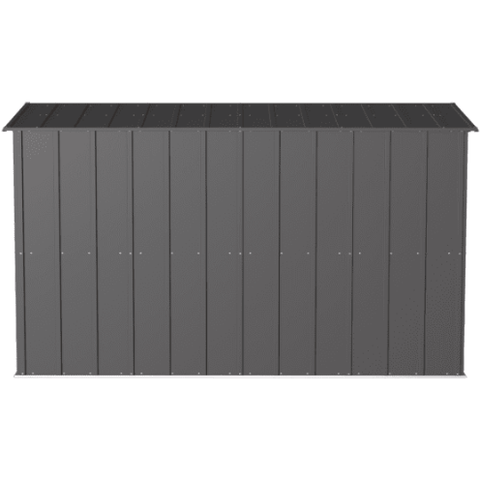 Shelterlogic Sheds and Storage 10 ft. x 4 ft., Charcoal Arrow Classic Steel Storage Shed by Shelterlogic 026862114075 CLP104CC 10 ft. x 4 ft., Charcoal Arrow Classic Steel Storage Shed SKU CLP104CC