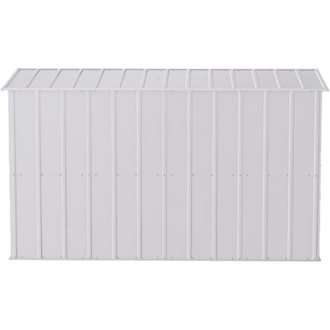 Shelterlogic Sheds and Storage 10 ft. x 4 ft., Flute Grey Arrow Classic Steel Storage Shed by Shelterlogic 026862114242 CLP104FG 10 ft. x 4 ft., Flute Grey Arrow Classic Steel Storage Shed CLP104FG