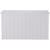 Image of Shelterlogic Sheds and Storage 10 ft. x 4 ft., Flute Grey Arrow Classic Steel Storage Shed by Shelterlogic 026862114242 CLP104FG 10 ft. x 4 ft., Flute Grey Arrow Classic Steel Storage Shed CLP104FG