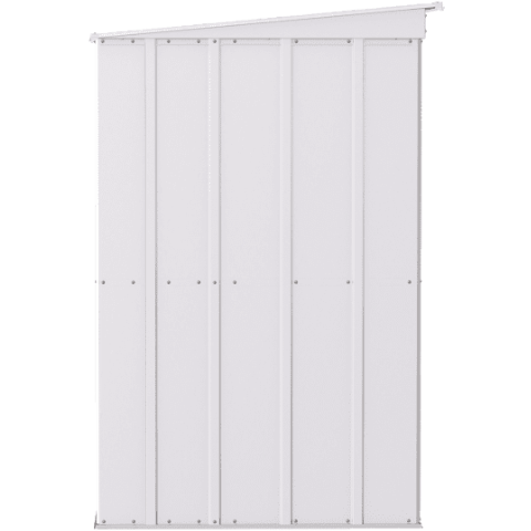 Shelterlogic Sheds and Storage 10 ft. x 4 ft., Flute Grey Arrow Classic Steel Storage Shed by Shelterlogic 026862114242 CLP104FG 10 ft. x 4 ft., Flute Grey Arrow Classic Steel Storage Shed CLP104FG