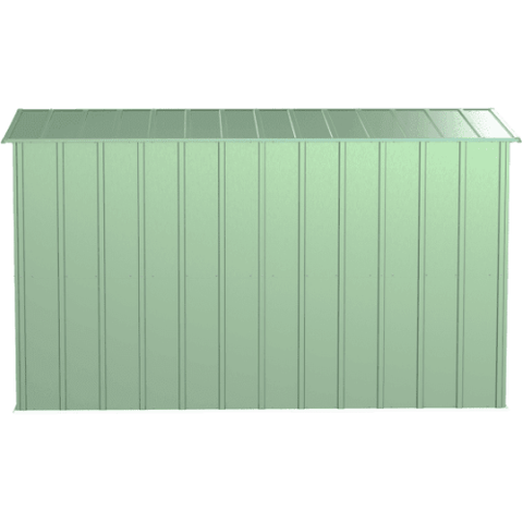 Shelterlogic Sheds and Storage 10 ft. x 4 ft., Sage Green Arrow Classic Steel Storage Shed by Shelterlogic 026862114587 CLP104SG 10 ft. x 4 ft., Sage Green Arrow Classic Steel Storage Shed CLP104SG