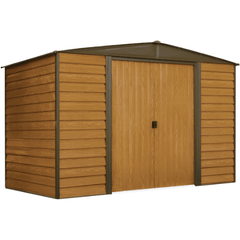 10 ft. x 6 ft. Woodridge Steel Storage Shed by Shelterlogic SKU# WR106