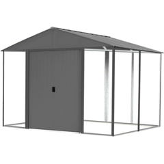 Shelterlogic Sheds and Storage 10 ft. x 8 ft. Anthracite Ironwood Shed Frame Kit by Shelterlogic 026862112262 IWA108