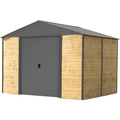 10 ft. x 8 ft. Anthracite Ironwood Shed Frame Kit by Shelterlogic