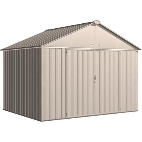 Shelterlogic Sheds and Storage 10 ft. x 8 ft. Cream EZEE Shed® Steel Storage Shed by Shelterlogic 026862110664 EZ10872HVCR 10 ft. x 8 ft. Cream EZEE Shed® Steel Storage Shed SKU# EZ10872HVCR