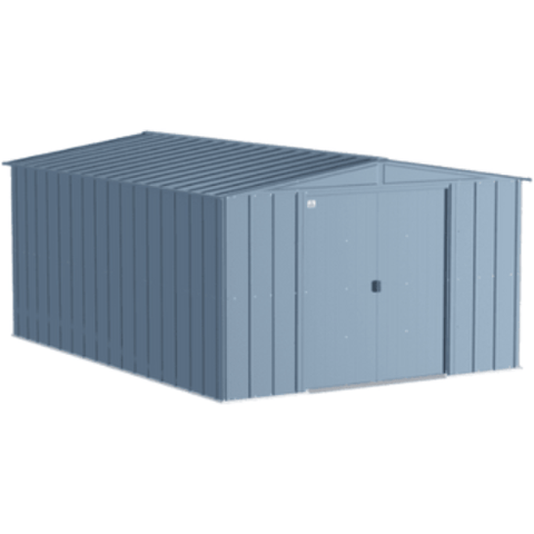 Shelterlogic Sheds, Garages & Carports 10 ft. x 14 ft. Blue Grey Arrow Classic Steel Storage Shed by Shelterlogic 026862114389 CLG1014BG 10 ft. x 14 ft. Blue Grey Arrow Classic Steel Storage Shed CLG1014BG