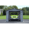 Image of Shelterlogic Sheds, Garages & Carports 10 ft. x 15 ft. Gray Enclosure Kit for Arrow Carport by Shelterlogic 781880200680 10182