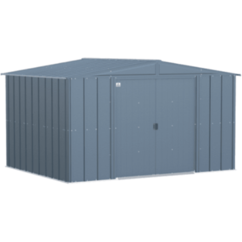 Shelterlogic Sheds, Garages & Carports 10 ft. x 8 ft., Blue Grey Arrow Classic Steel Storage Shed by Shelterlogic 026862114334 CLG108BG 10 ft. x 8 ft., Blue Grey Arrow Classic Steel Storage Shed CLG108BG