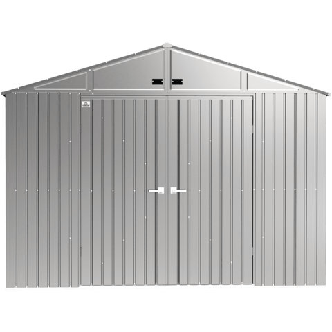 Shelterlogic Sheds, Garages & Carports 10ft x 10ft. x 8ft. Galvalume Arrow Elite Steel Storage Shed by Shelterlogic 10 ft. x 10 ft. x 8 ft. Commander™ Series Storage Building CHD1010-A