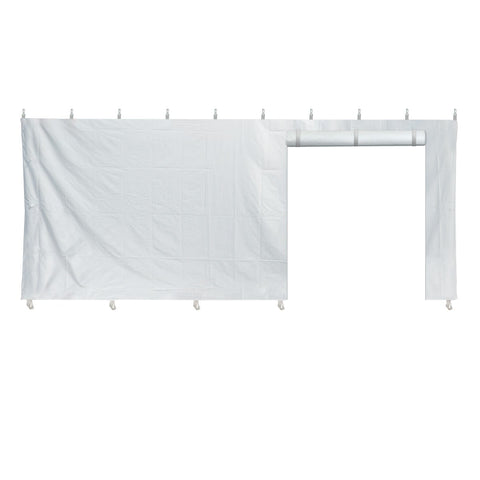 7' x 20' Standard Solid Sidewall with Zipper Door
