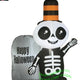 4' Airblown Inflatable Skeleton w/ Happy Halloween Tombstone