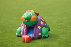 11'H Turtle Slide by Happy Jump