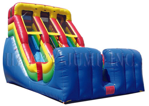 18 Foot Double Lane Inflatable Slide