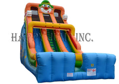 24 Foot Circus Double Lane Inflatable Slide