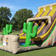 24'H Double Lane Slide - Western by Happy Jump