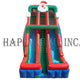 Santa 24 Foot Double Lane Inflatable Slide