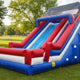 24'H Single Lane Slide - Patriotic by Happy Jump