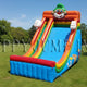 24'H Single Lane Slide - Circus by Happy Jump