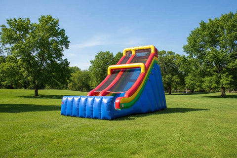 Buy 28 Foot Single Lane Inflatable Slide