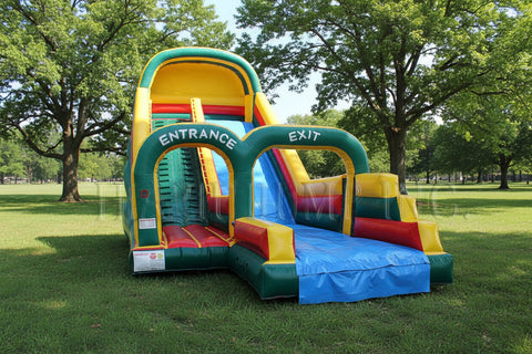 Buy 26 Foot Single Lane Inflatable Slide Commercial Inflatable Slide - SL3181