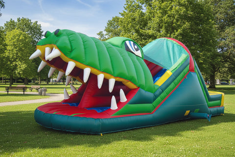 Alligator Inflatable Slide