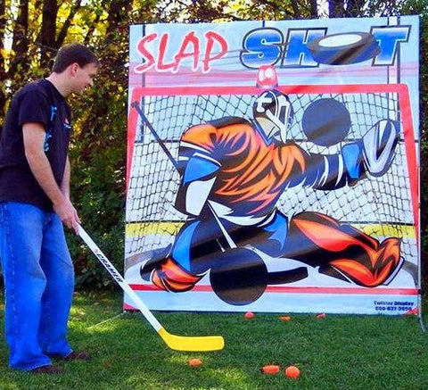 Slap Shot Hockey Interactive Carnival Frame Game
